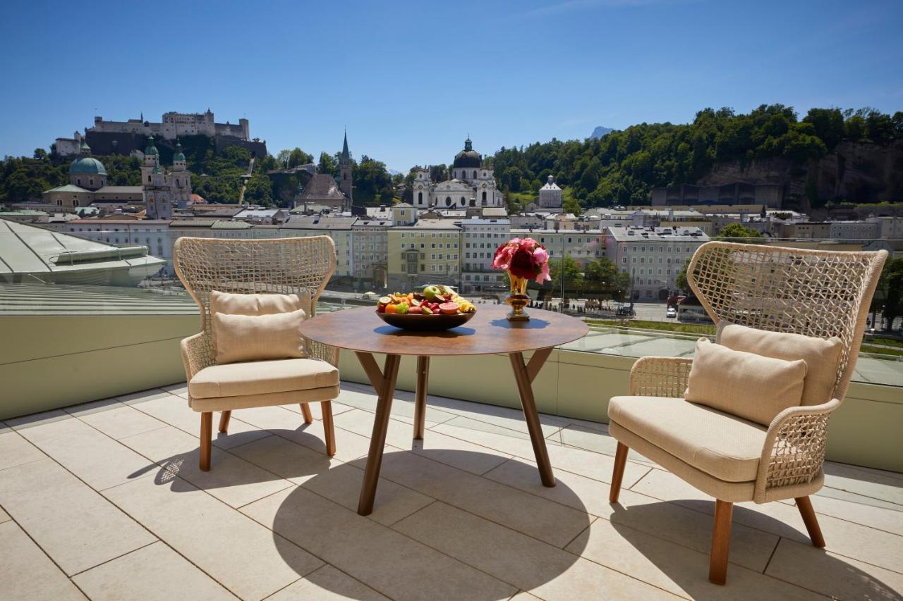Hotel Sacher Salzburg Ngoại thất bức ảnh View from the rooftop terrace