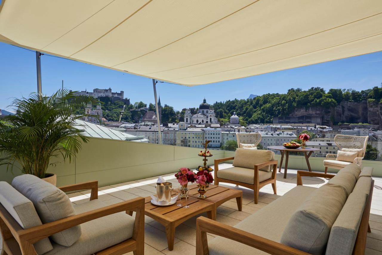 Hotel Sacher Salzburg Ngoại thất bức ảnh The Terrace at the Hotel Sacher